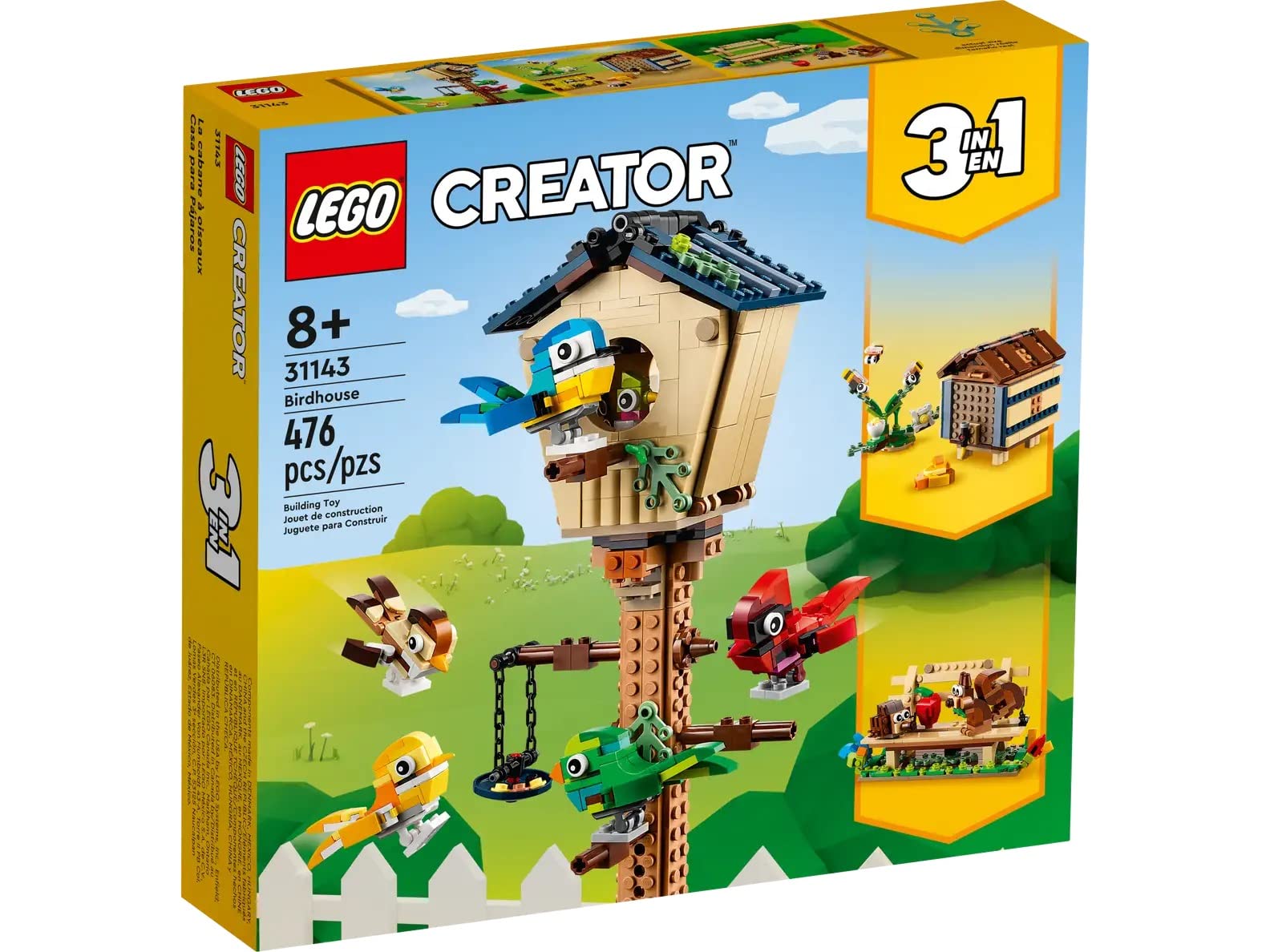 Foto 2 | Juguete De Construcción Lego Creator 3in1 Birdhouse 31143 Para Niños Mayores De 8 Años - Venta Internacional.
