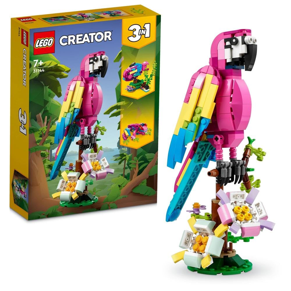 Juguete Lego Creator Exotic Pink Parrot 31144 Para Niños Mayores De 7 Años - Venta Internacional.