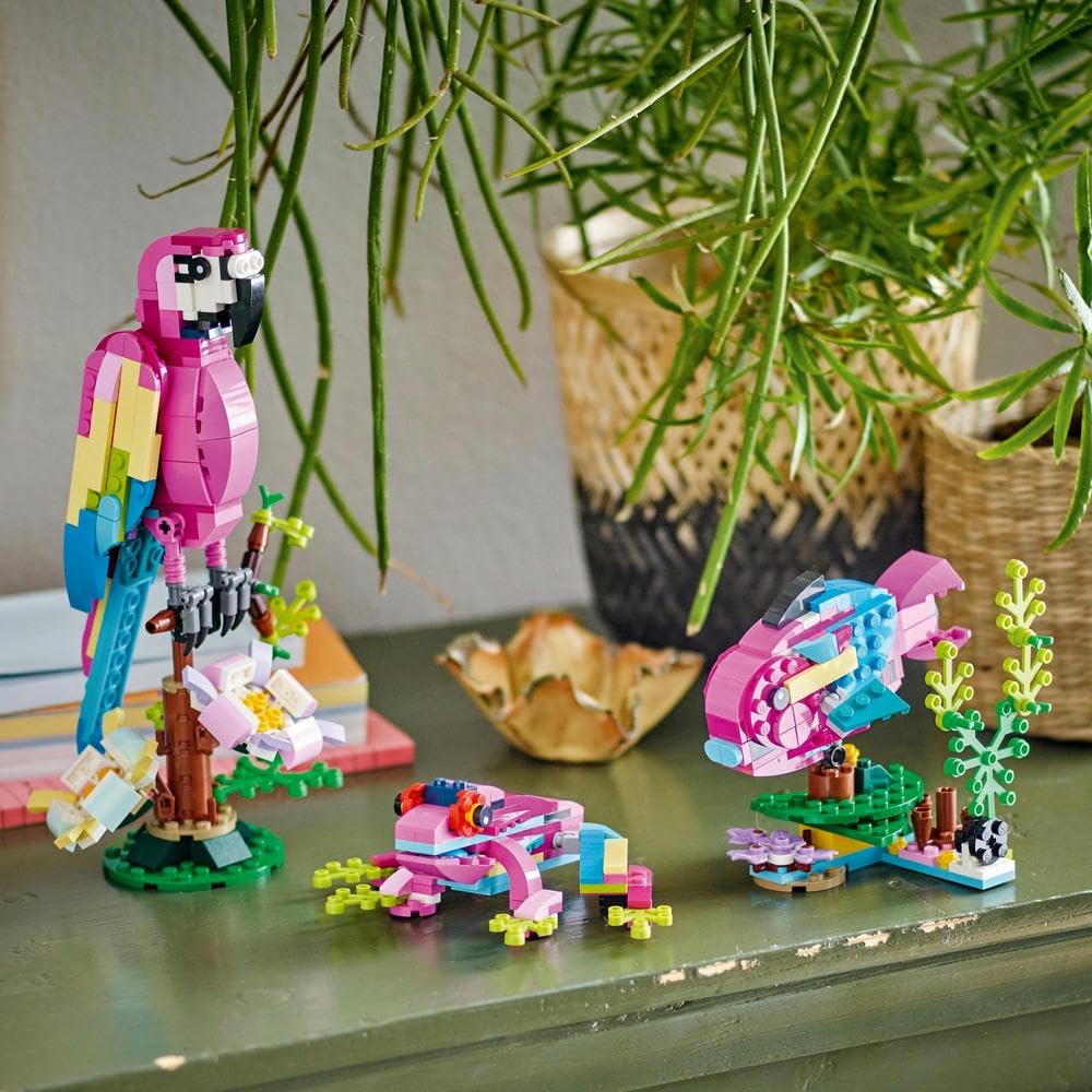 Foto 6 pulgar | Juguete Lego Creator Exotic Pink Parrot 31144 Para Niños Mayores De 7 Años - Venta Internacional.