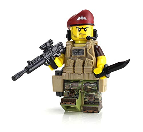 Foto 1 | Minifigura Battle Brick De Coleccionista, Paracaidista Británico - Venta Internacional.
