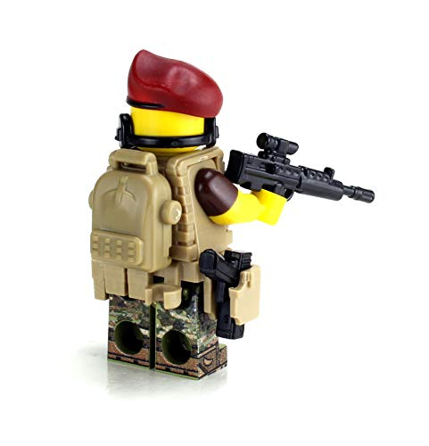 Foto 4 | Minifigura Battle Brick De Coleccionista, Paracaidista Británico - Venta Internacional.