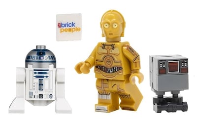 Foto 1 | Minifiguras Lego Star Wars R2-d2 Y C-3po Con Gonk Droid - Venta Internacional