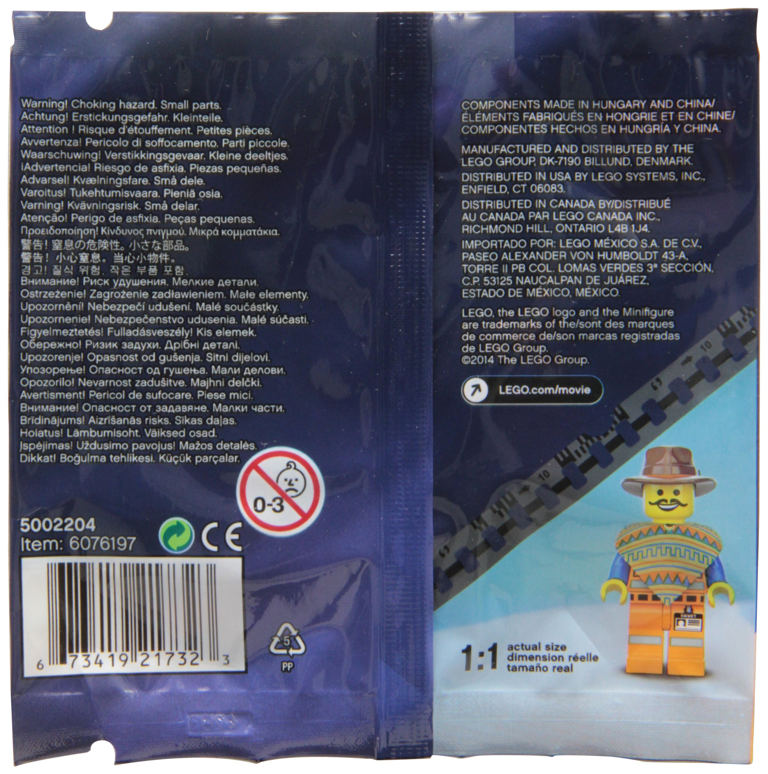 Foto 3 pulgar | Figura Lego Lego Western Emmet The Movie Exclusiva - Venta Internacional.
