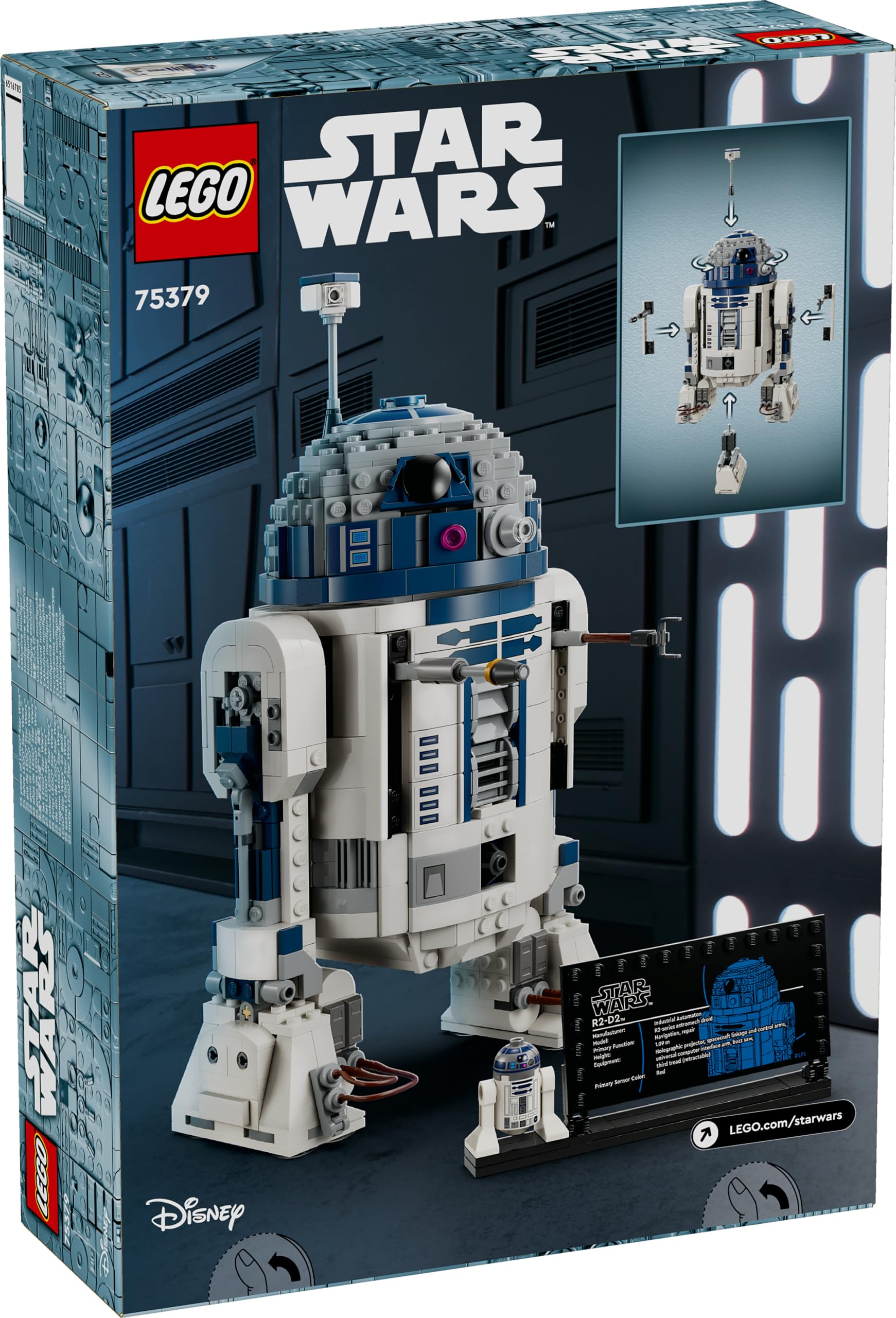Foto 6 pulgar | Juguete De Construcción Lego Star Wars R2-d2 Droid Stones Set 75379 - Venta Internacional.