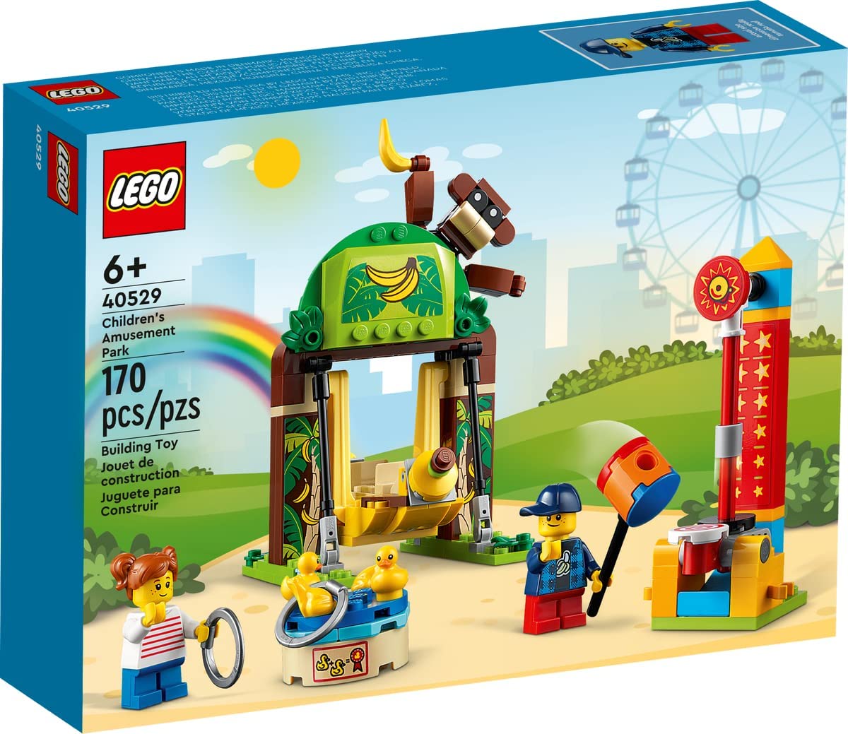 Foto 2 pulgar | Set De Construcción Del Parque De Atracciones Infantil Lego City 40529 (170 Piezas) - Venta Internacional.
