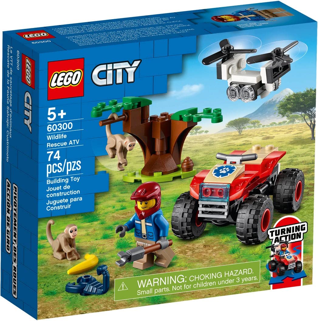 Kit De Construcción Lego City Wildlife Rescue Atv 60300 (74 Piezas) - Venta Internacional.