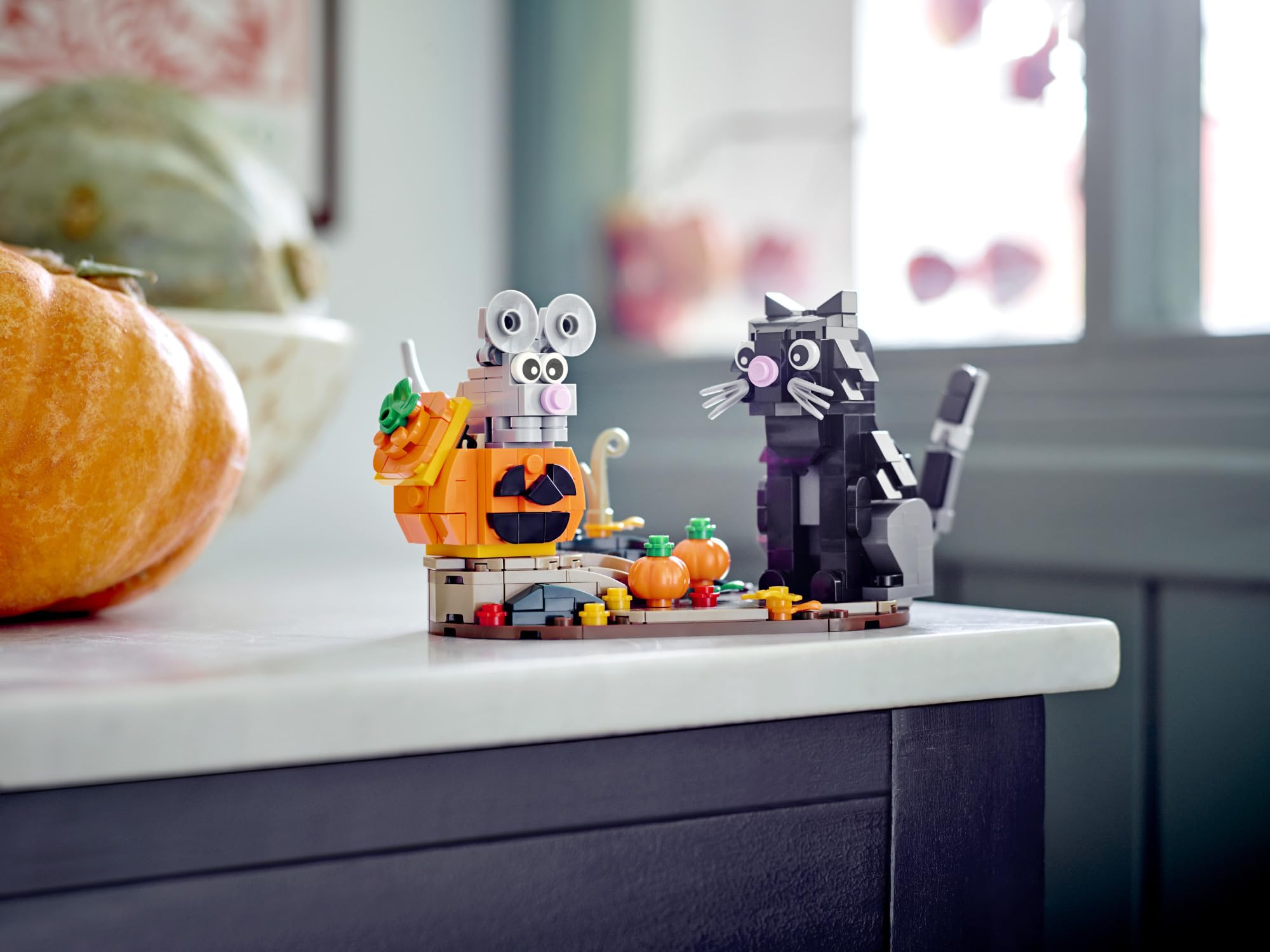 Foto 3 pulgar | Kit de Construcción Lego Halloween Cat & Mouse 40570 con Calabaza - Venta Internacional