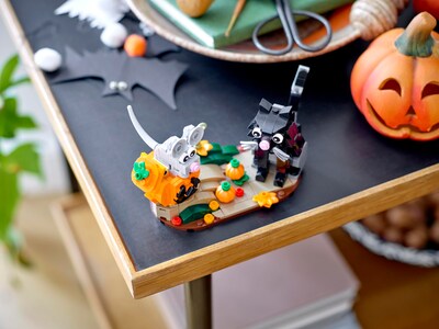 Foto 3 | Kit de Construcción Lego Halloween Cat & Mouse 40570 con Calabaza - Venta Internacional