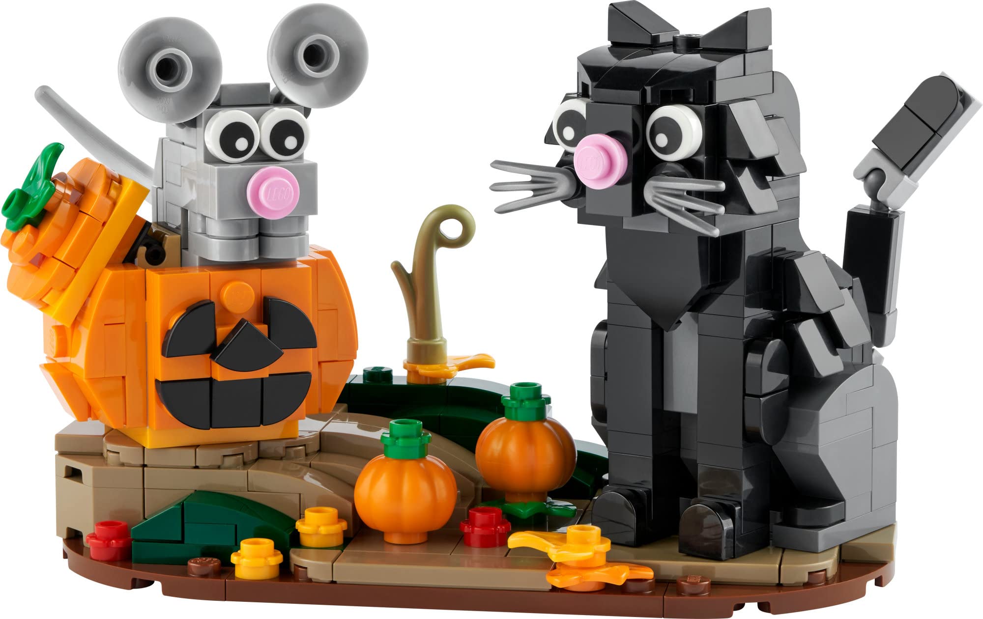 Foto 5 pulgar | Kit de Construcción Lego Halloween Cat & Mouse 40570 con Calabaza - Venta Internacional