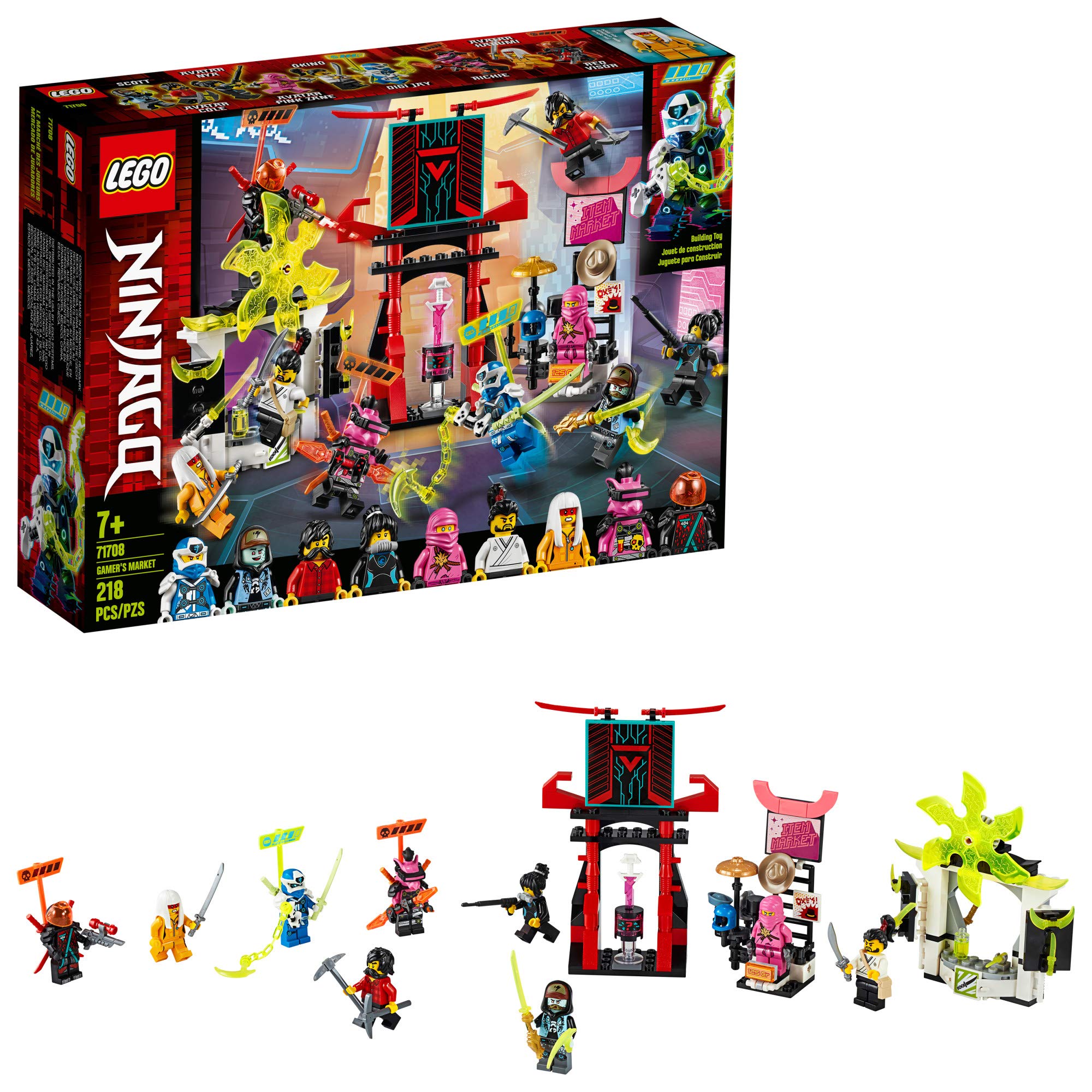 Foto 2 pulgar | Kit de Construcción Lego Ninjago Gamer's Market 71708 218 Piezas - Venta Internacional