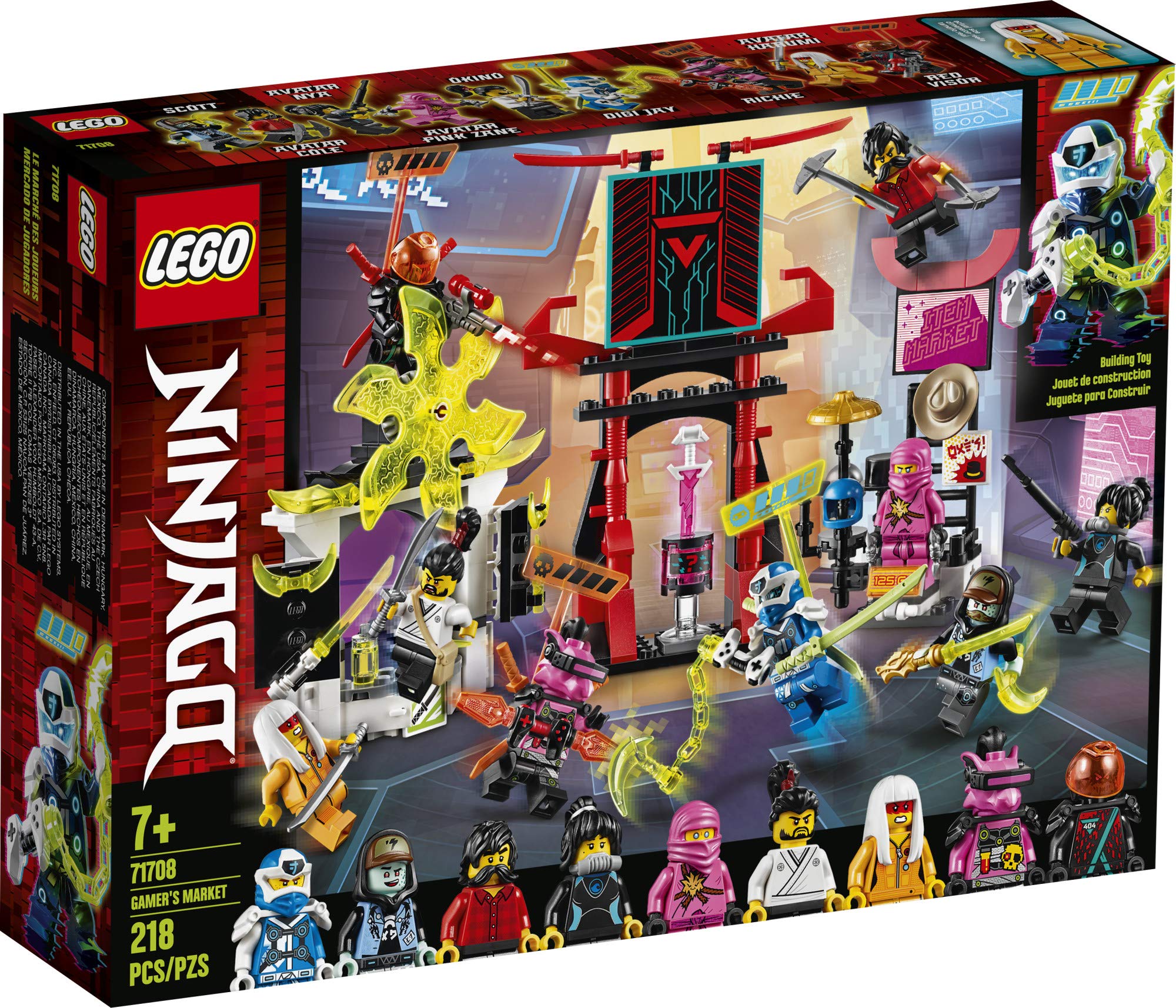 Foto 5 pulgar | Kit de Construcción Lego Ninjago Gamer's Market 71708 218 Piezas - Venta Internacional
