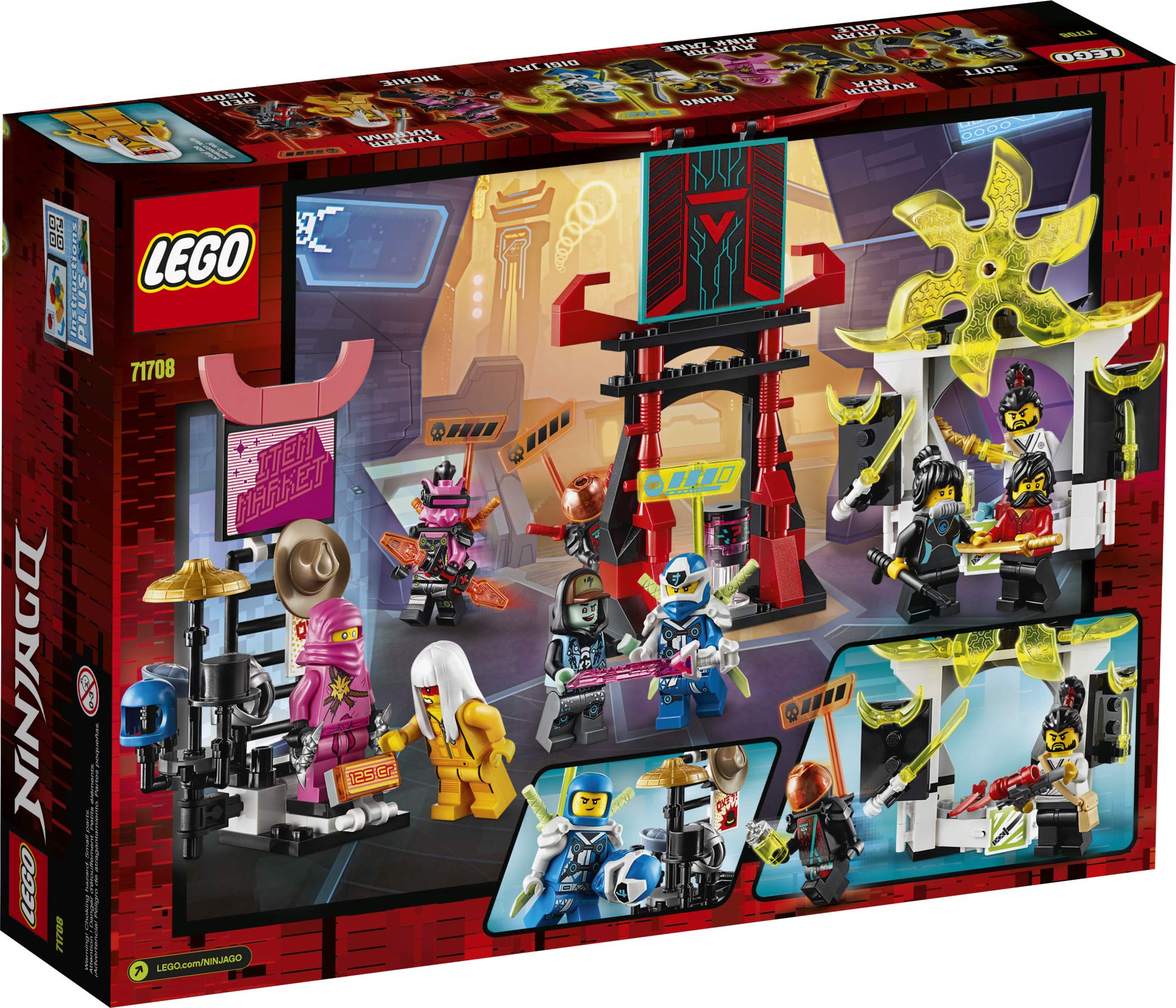 Foto 6 pulgar | Kit de Construcción Lego Ninjago Gamer's Market 71708 218 Piezas - Venta Internacional