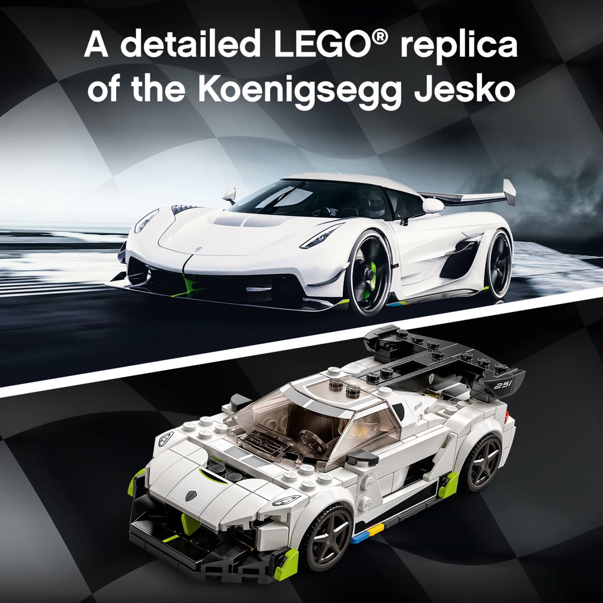 Foto 6 pulgar | Coche de Juguete Lego Speed Champions Koenigsegg Jesko 76900 para Niños - Venta Internacional