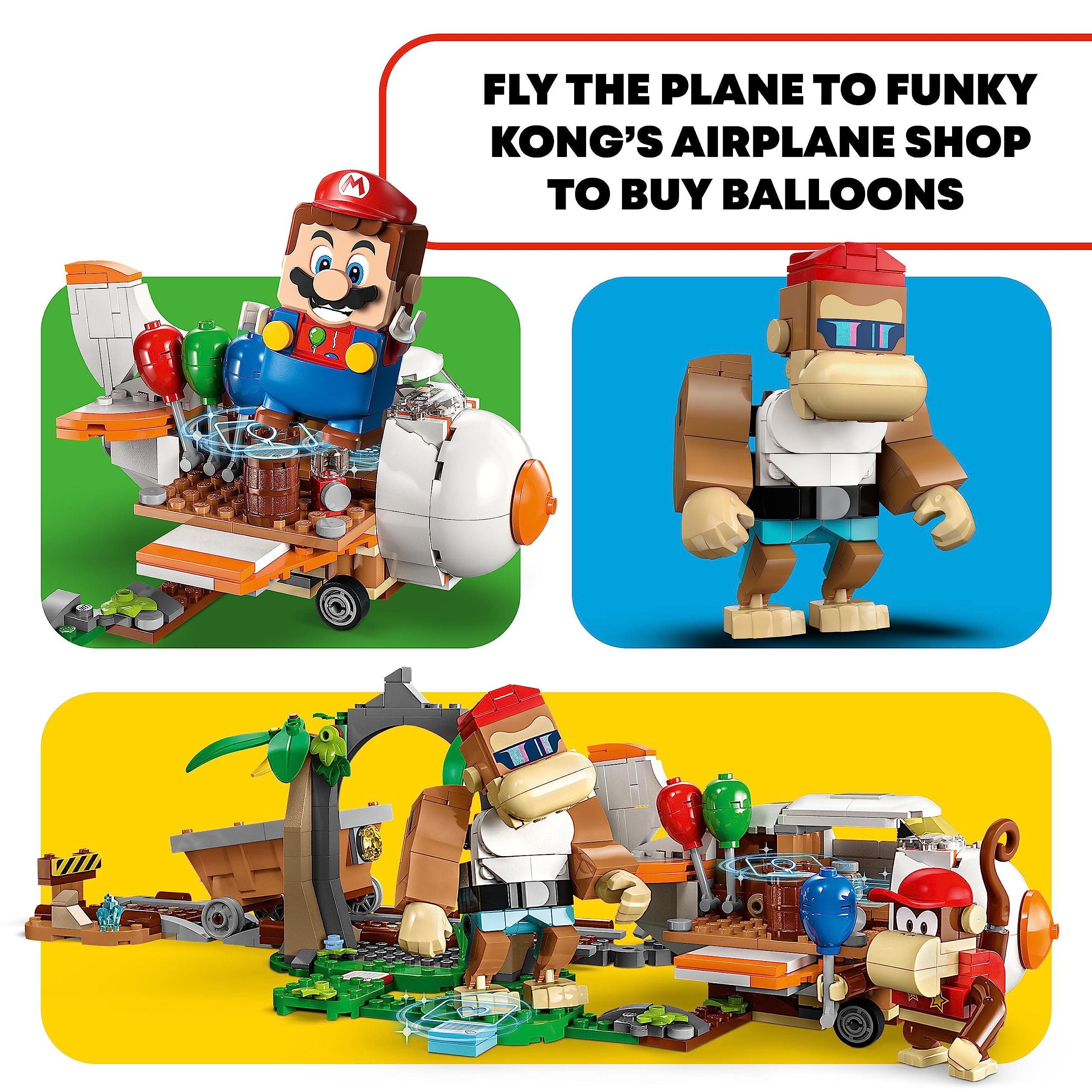 Foto 7 pulgar | Set De Expansión Lego Super Mario Diddy Kong Mine Cart Race - Venta Internacional.