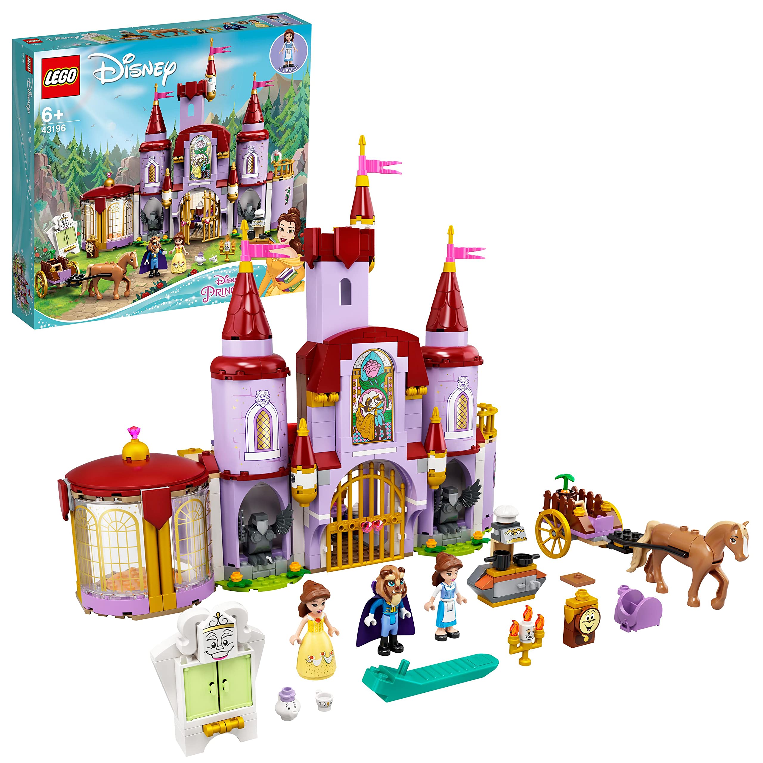 Kit De Construcción Lego Disney El Castillo De Bella Y La Bestia 43196 - Venta Internacional.