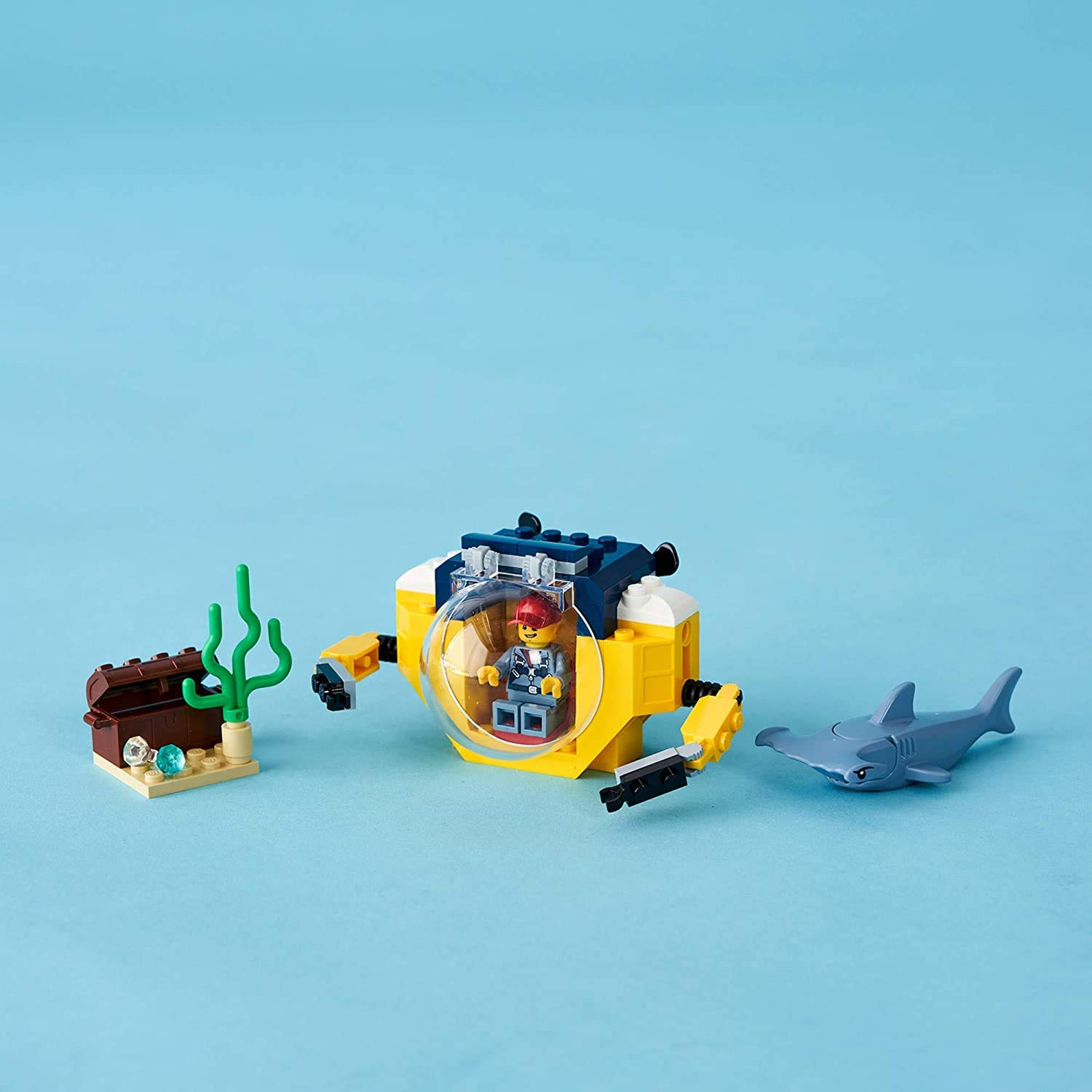 Foto 8 pulgar | Minisubmarino Lego City Ocean De Juguete 60263 Con Tesoro Pirata - Venta Internacional.