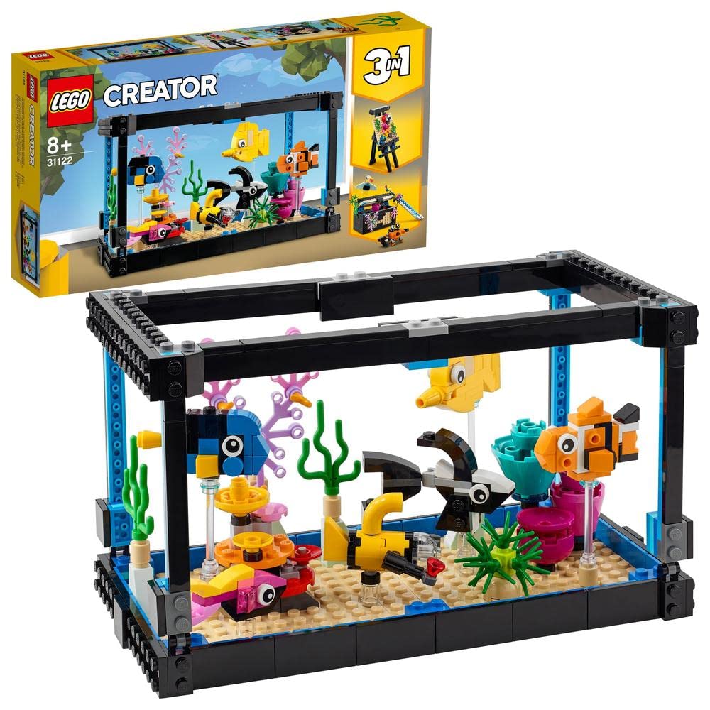 Foto 2 pulgar | Pecera Lego Creator 31122 Brickheadz Pets Goldfish - Venta Internacional