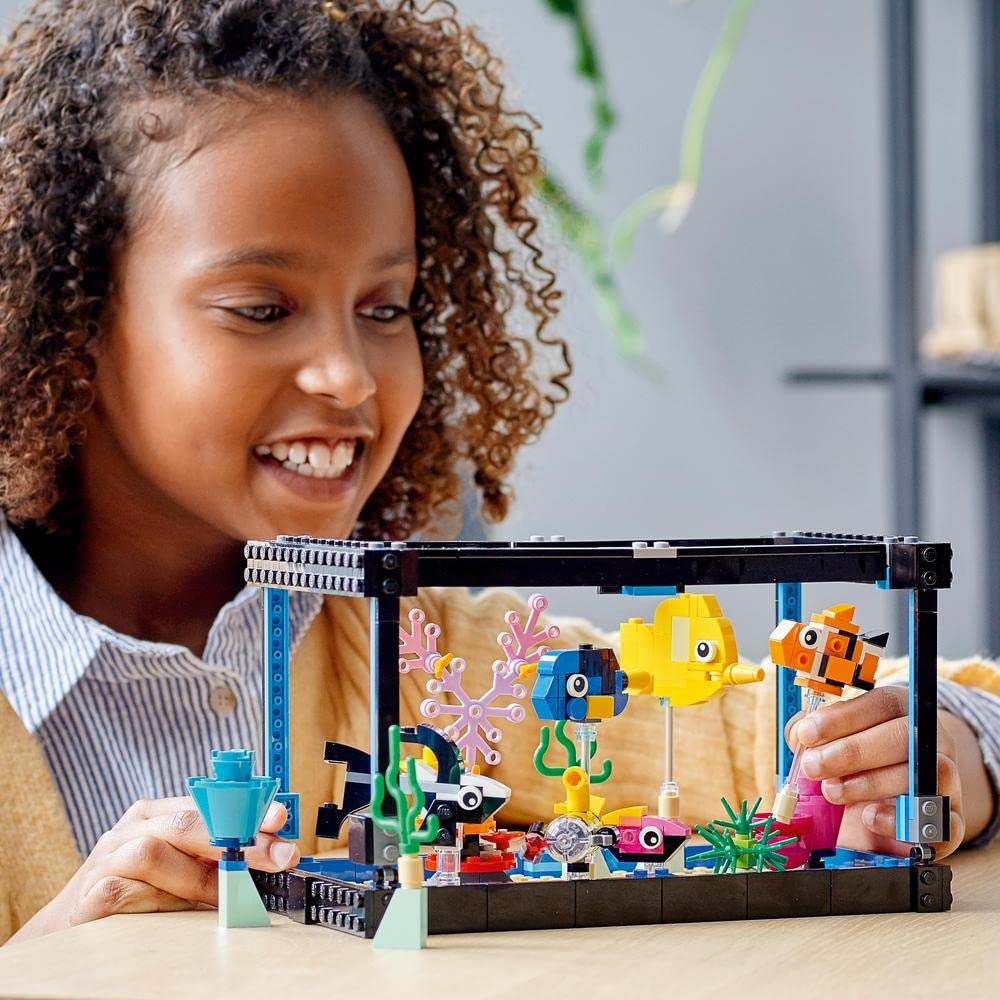 Foto 4 pulgar | Pecera Lego Creator 31122 Brickheadz Pets Goldfish - Venta Internacional