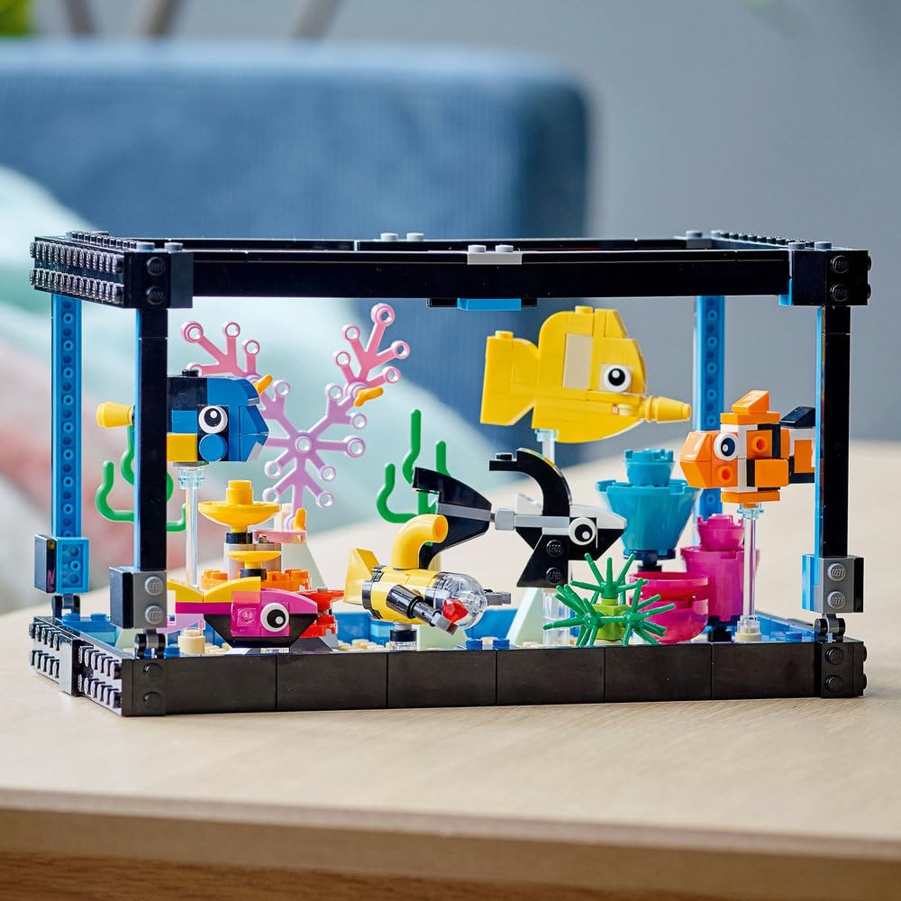 Foto 6 pulgar | Pecera Lego Creator 31122 Brickheadz Pets Goldfish - Venta Internacional