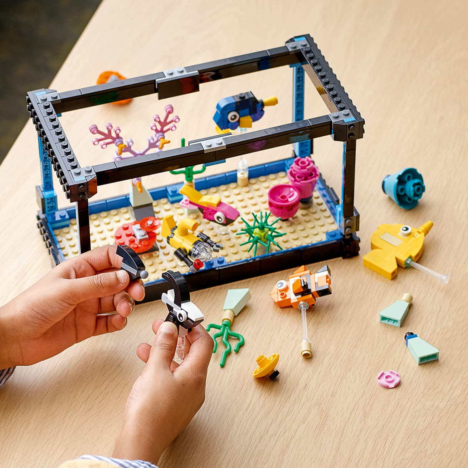 Foto 8 pulgar | Pecera Lego Creator 31122 Brickheadz Pets Goldfish - Venta Internacional