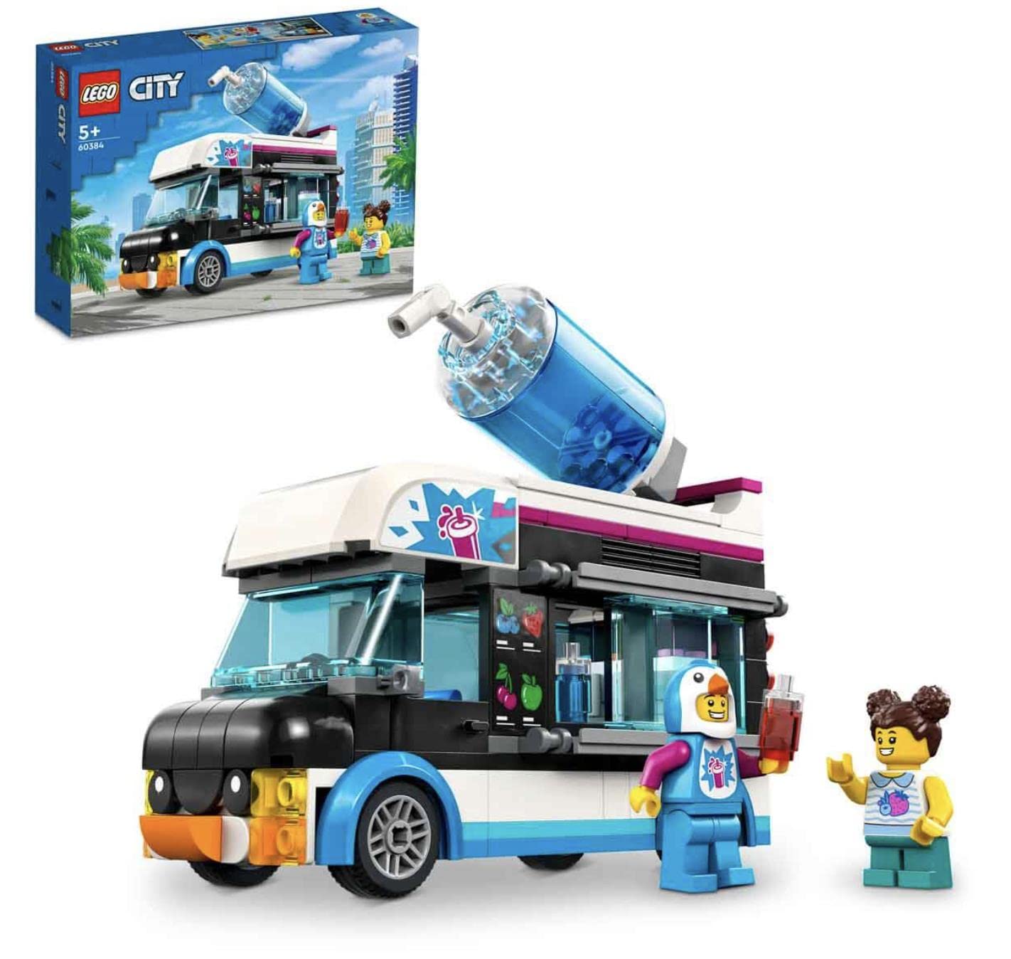 Bloques De Juguete Lego City 60384 Penguin Slushy Van, 194 Piezas - Venta Internacional.