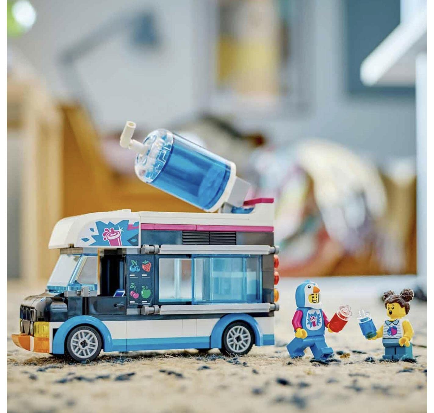 Foto 7 | Bloques De Juguete Lego City 60384 Penguin Slushy Van, 194 Piezas - Venta Internacional.