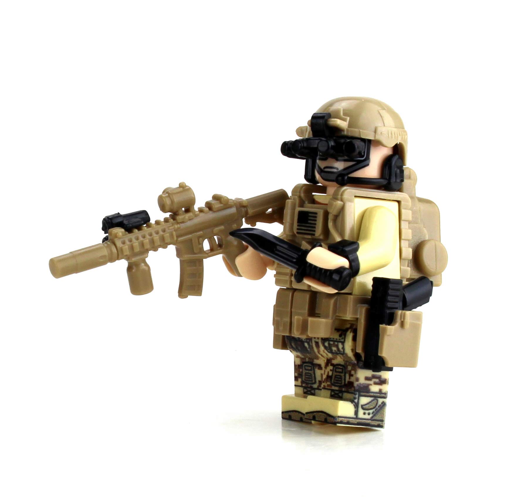 Foto 4 pulgar | Minifigura Lego Battle Brick Seal Team Six Commando Custom 1 - Venta Internacional