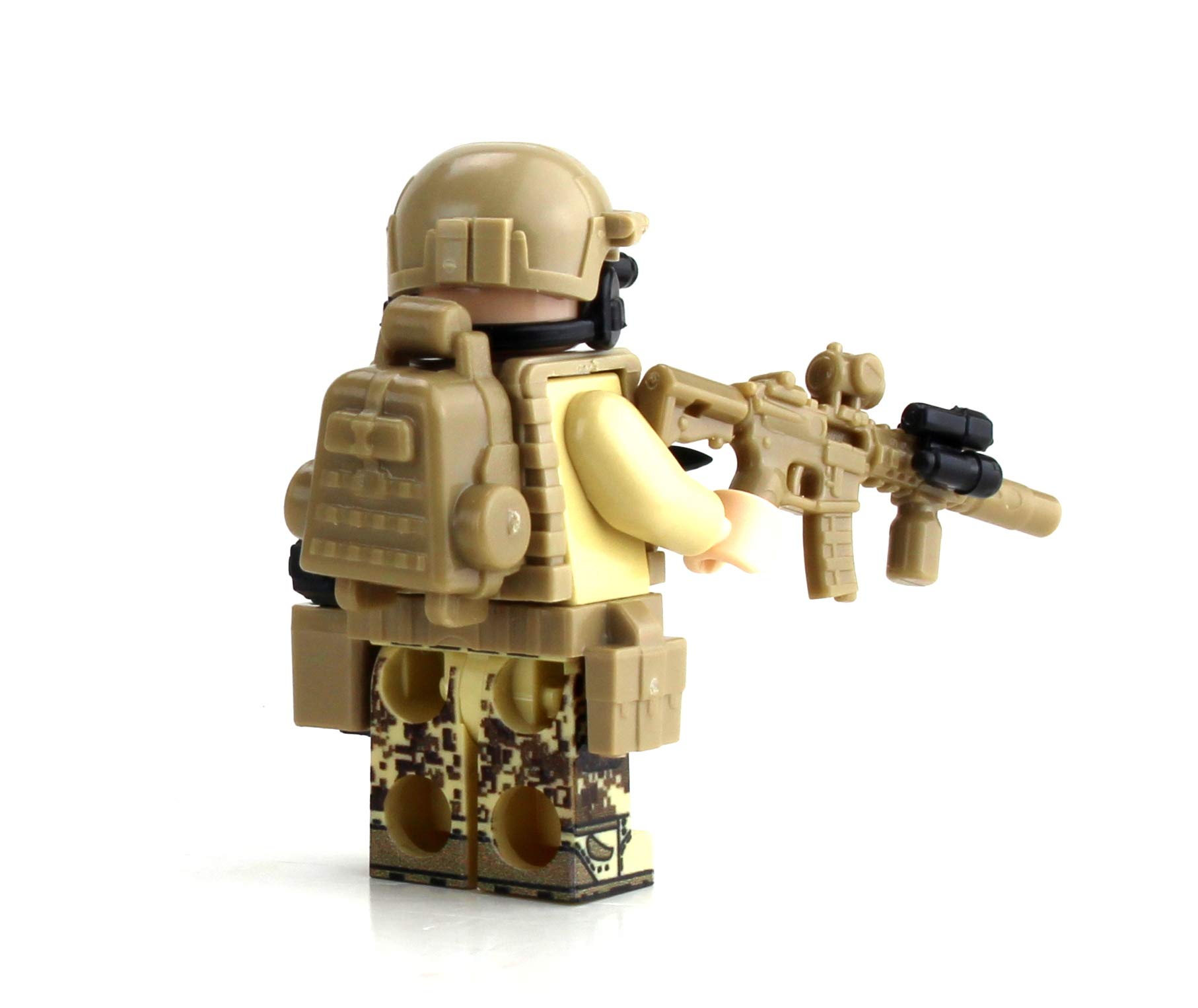 Foto 5 pulgar | Minifigura Lego Battle Brick Seal Team Six Commando Custom 1 - Venta Internacional