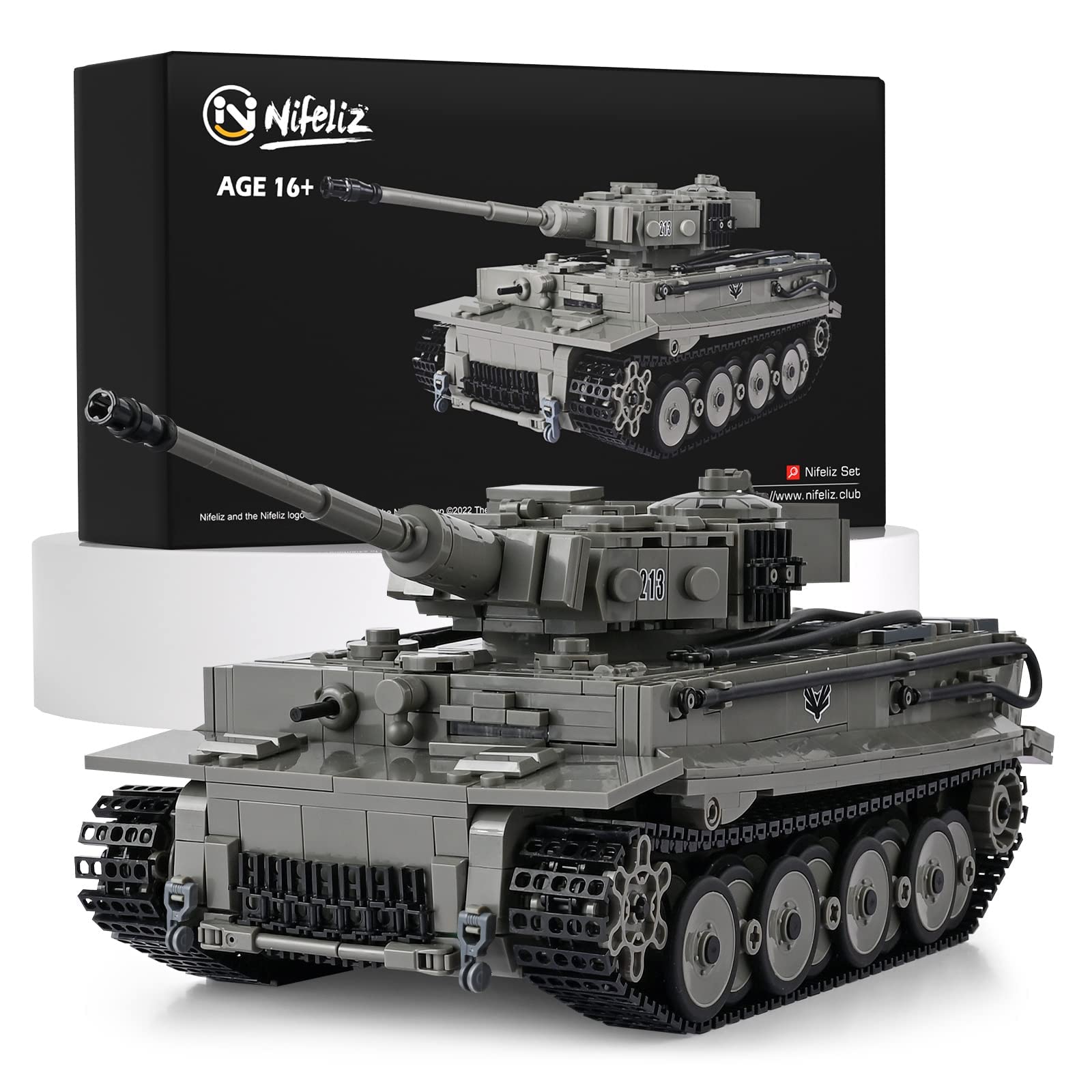 Foto 2 pulgar | Set de Construcción Nifeliz Tiger Heavy Tank 1776 Piezas - Venta Internacional