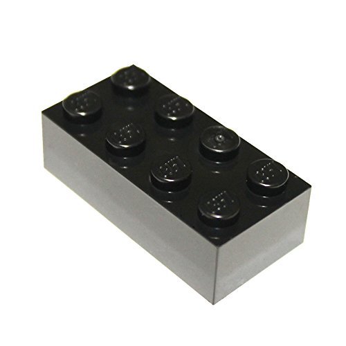 Piezas Lego: Ladrillo Negro 2x4 X50 - Venta Internacional.