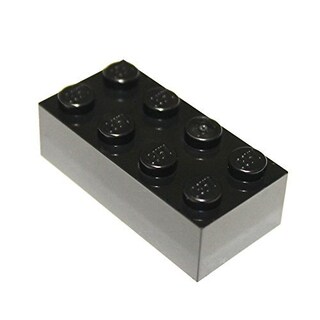 Foto 1 | Piezas Lego: Ladrillo Negro 2x4 X50 - Venta Internacional.
