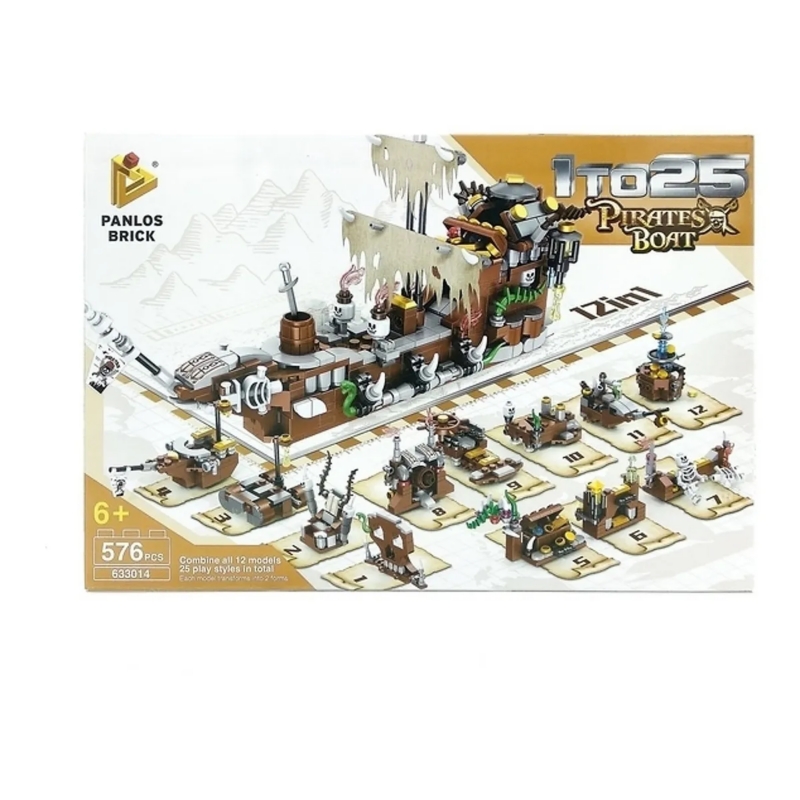 Bloques De Construcción Lego Pirate Boat 12 En 1 576 Piezas - Venta Internacional.