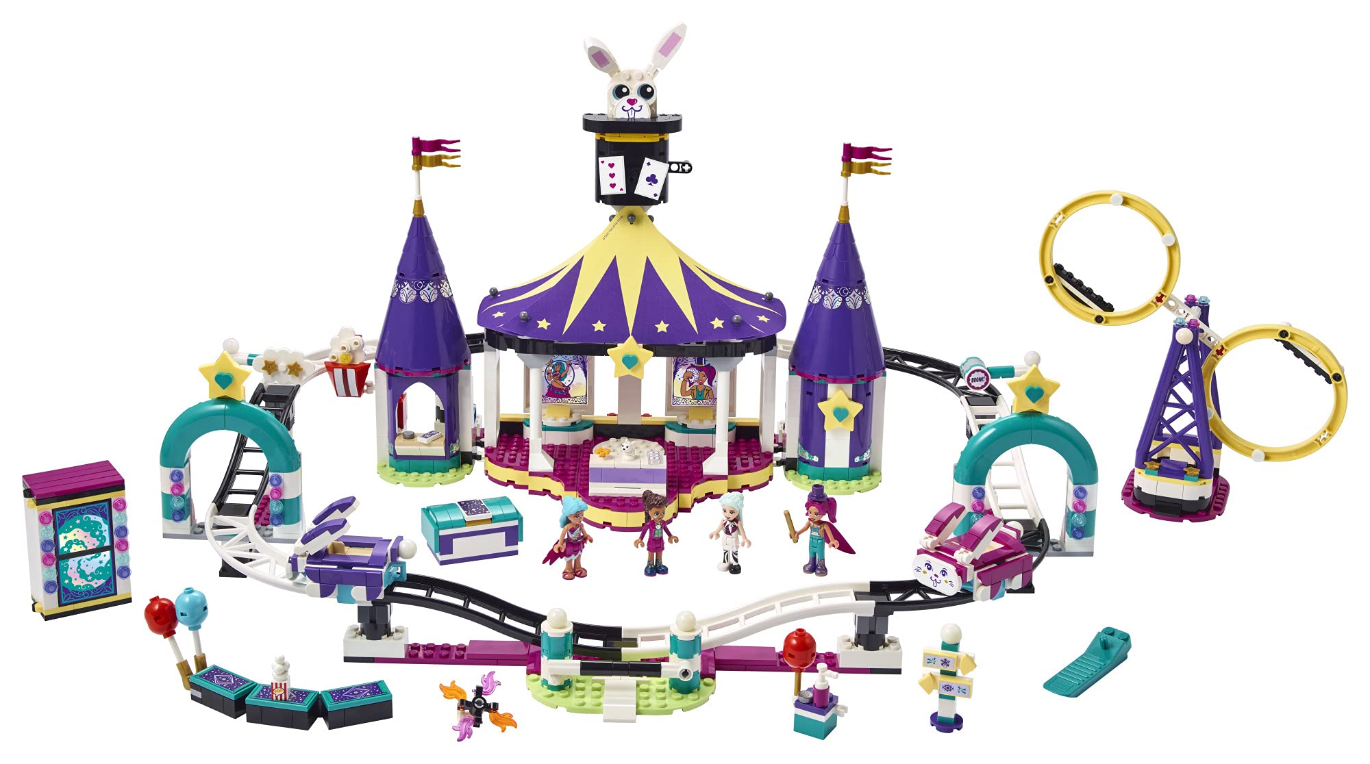 Foto 3 pulgar | Kit de Construcción Lego Friends Magical Funfair Roller Coaster 41685 - Venta Internacional