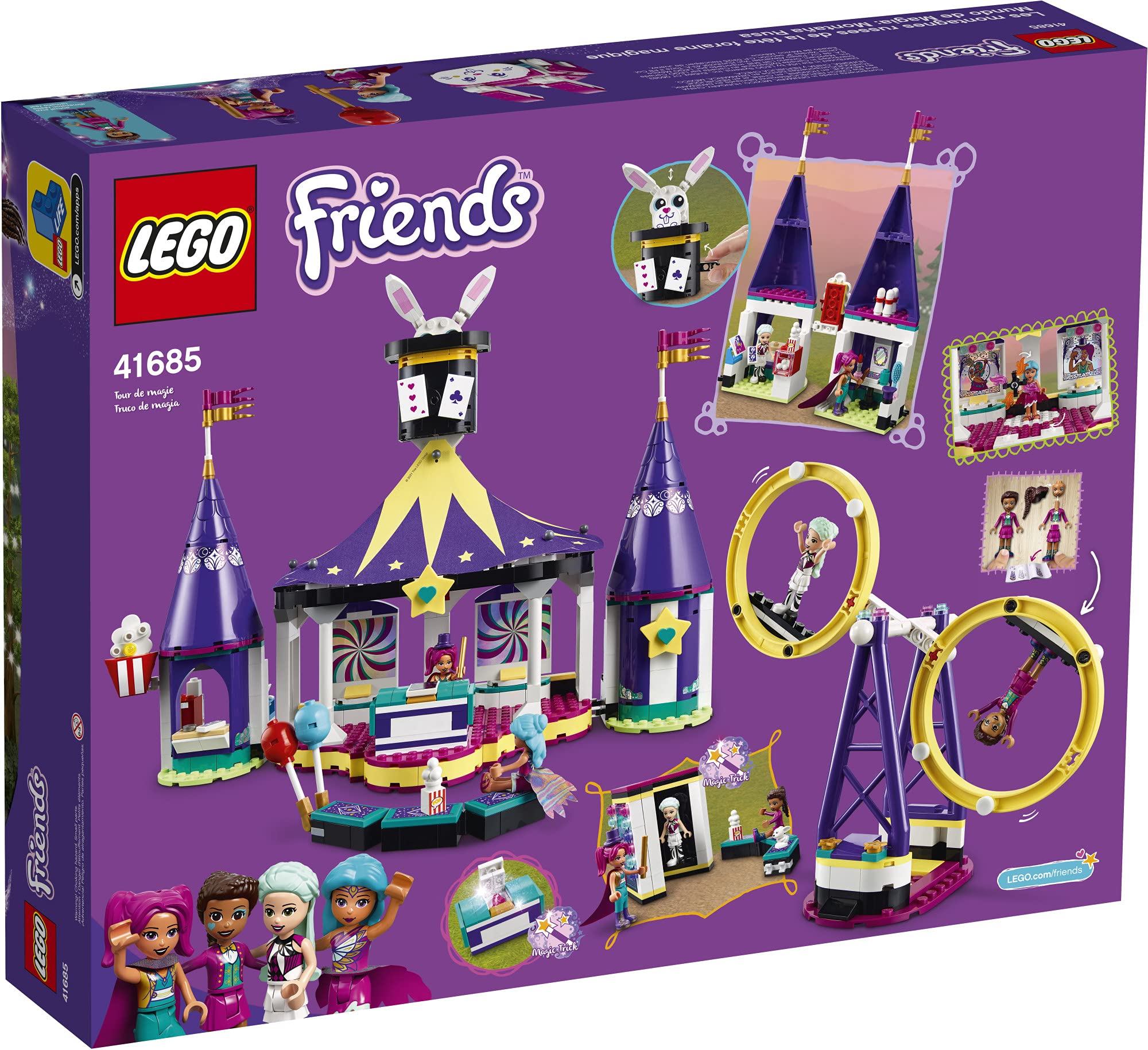 Foto 5 pulgar | Kit de Construcción Lego Friends Magical Funfair Roller Coaster 41685 - Venta Internacional