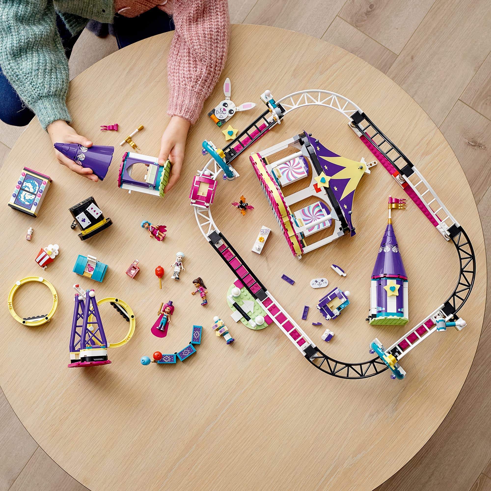 Foto 6 pulgar | Kit de Construcción Lego Friends Magical Funfair Roller Coaster 41685 - Venta Internacional