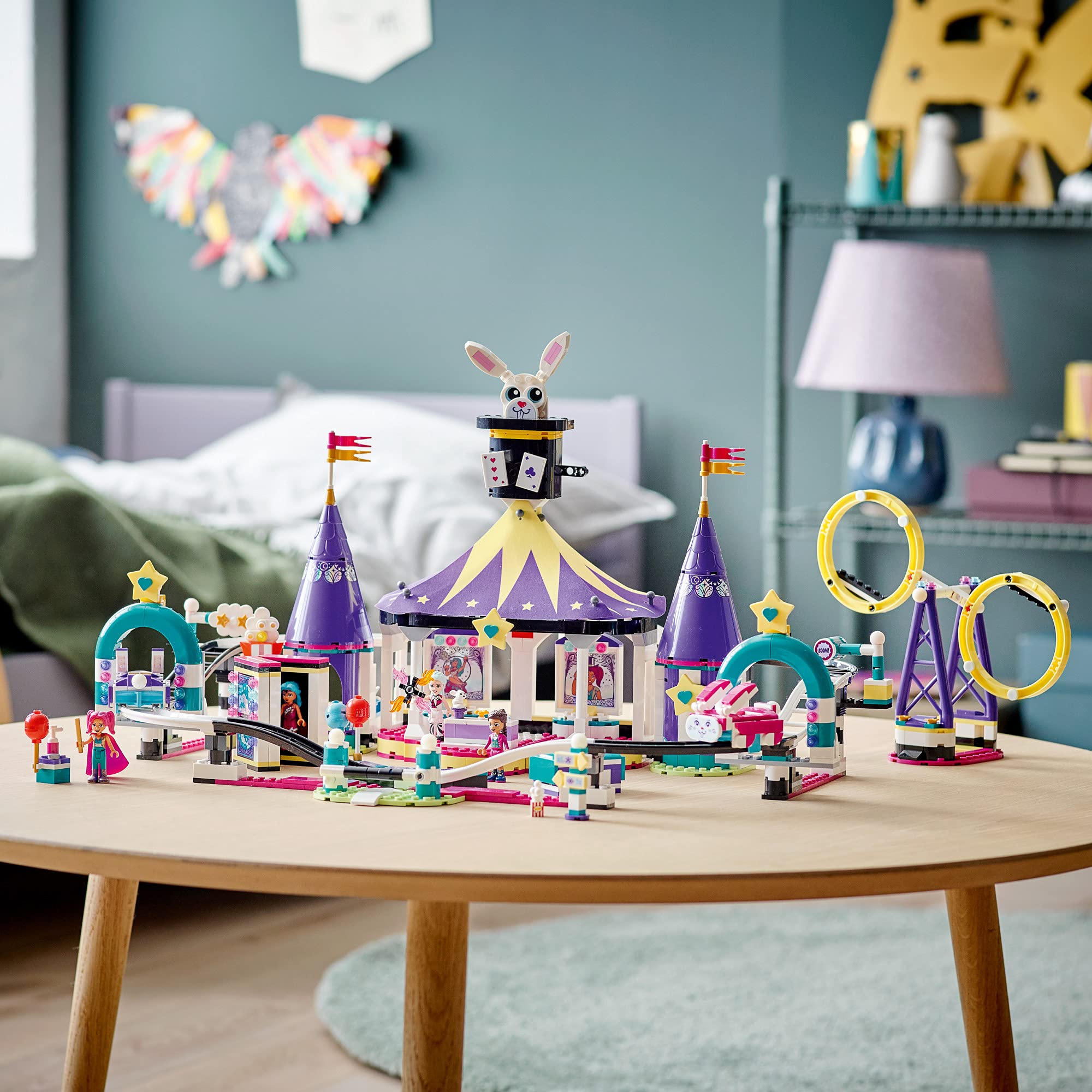 Foto 7 pulgar | Kit de Construcción Lego Friends Magical Funfair Roller Coaster 41685 - Venta Internacional