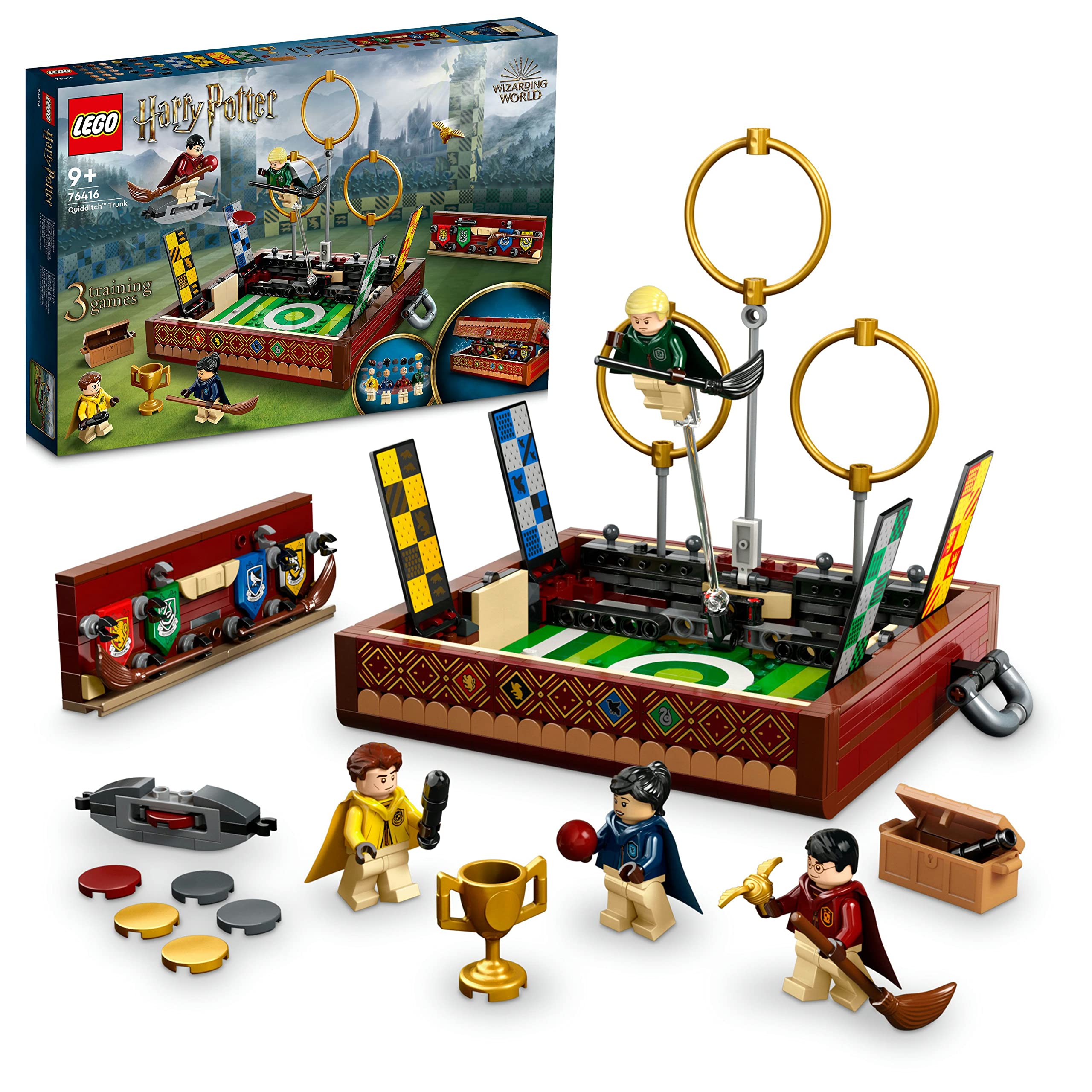 Baúl De Quidditch Lego De Harry Potter 76416 Con 4 Minifiguras - Venta Internacional.