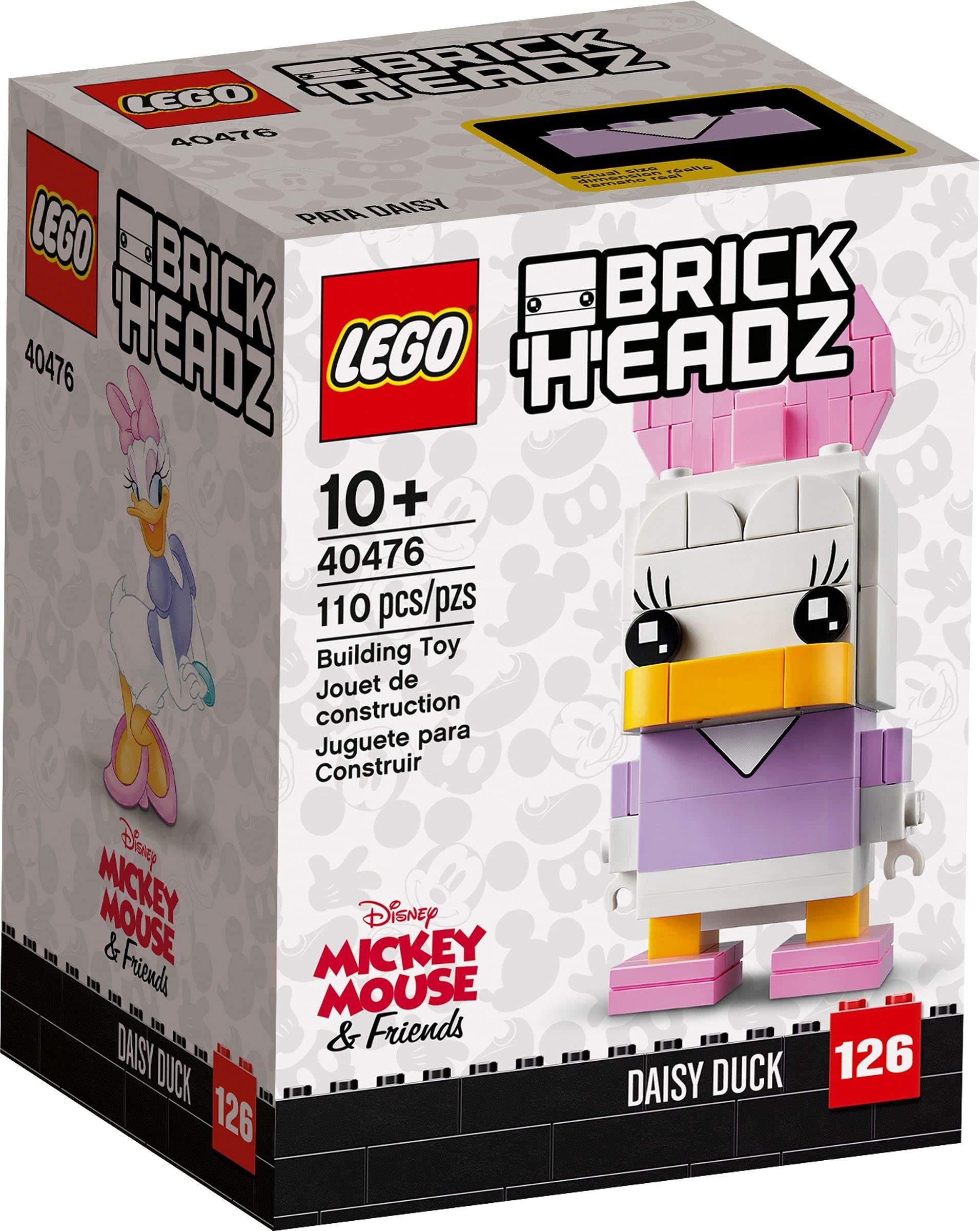 Juguete Lego Disney Brickheadz 40476 Daisy Duck De 10 Cm De Altura - Venta Internacional