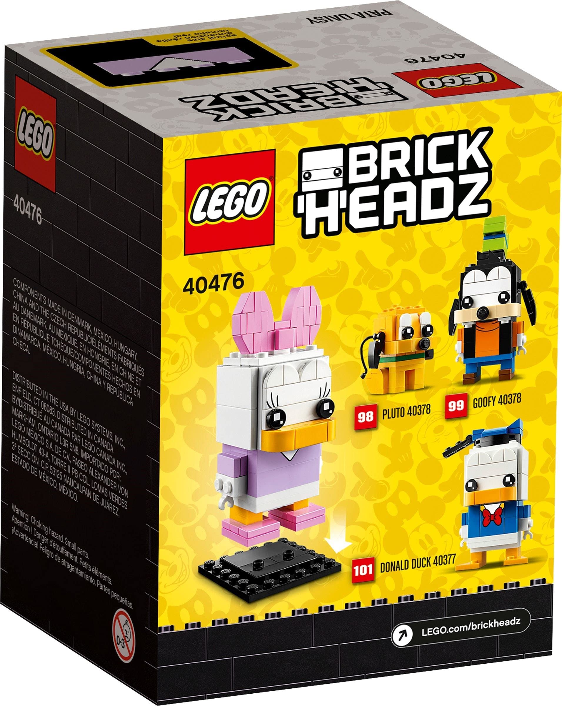 Foto 3 pulgar | Juguete Lego Disney Brickheadz 40476 Daisy Duck De 10 Cm De Altura - Venta Internacional