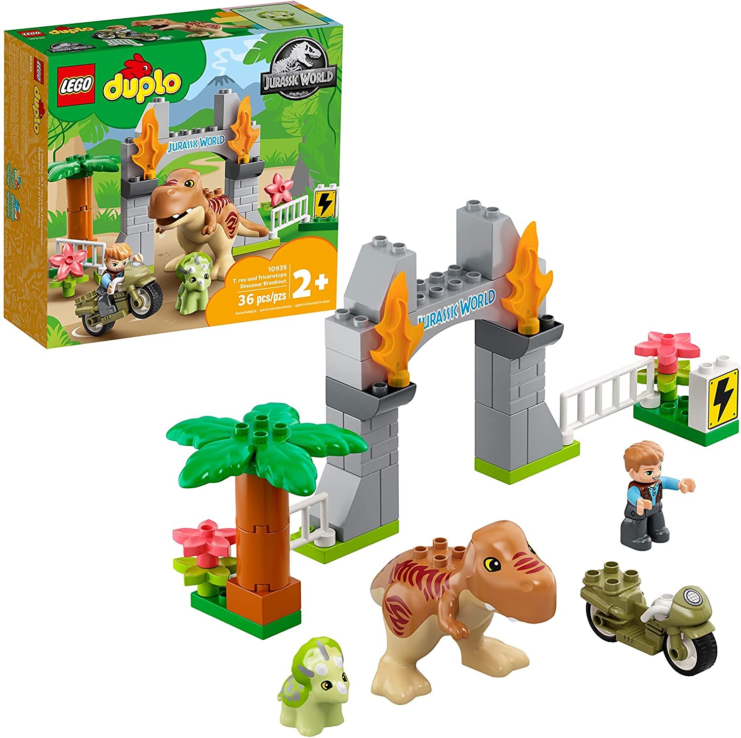 Juguete De Construcción Lego Duplo Jurassic World T. Rex 10939 36 Piezas - Venta Internacional.