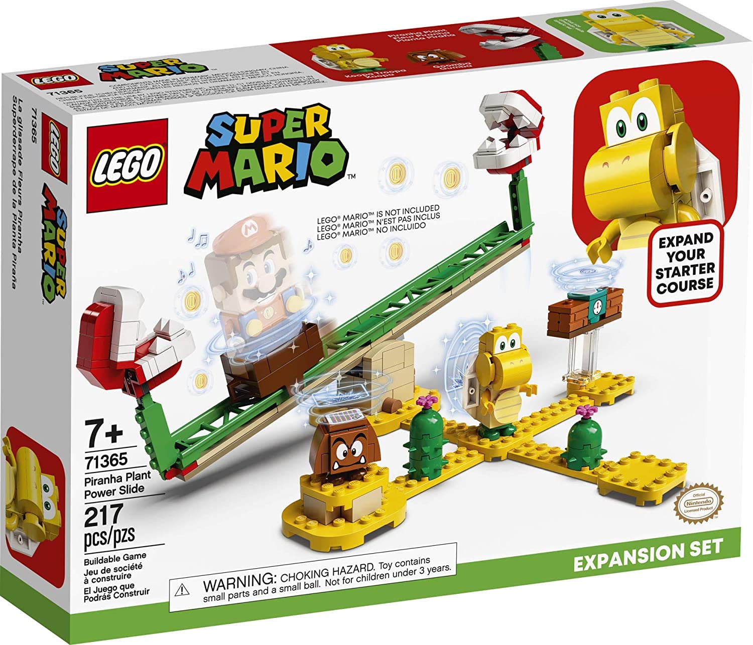 Kit De Construcción Lego Super Mario Piranha Plant Power Slide 71365 - Venta Internacional.