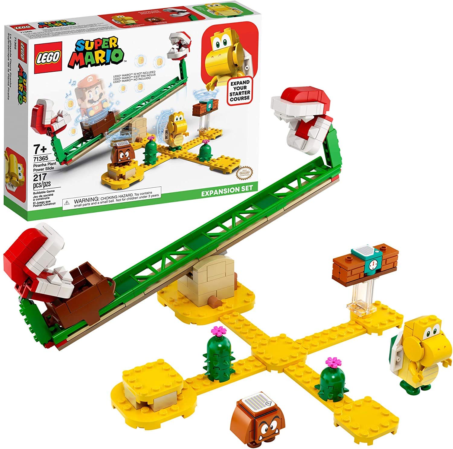 Foto 4 pulgar | Kit De Construcción Lego Super Mario Piranha Plant Power Slide 71365 - Venta Internacional.