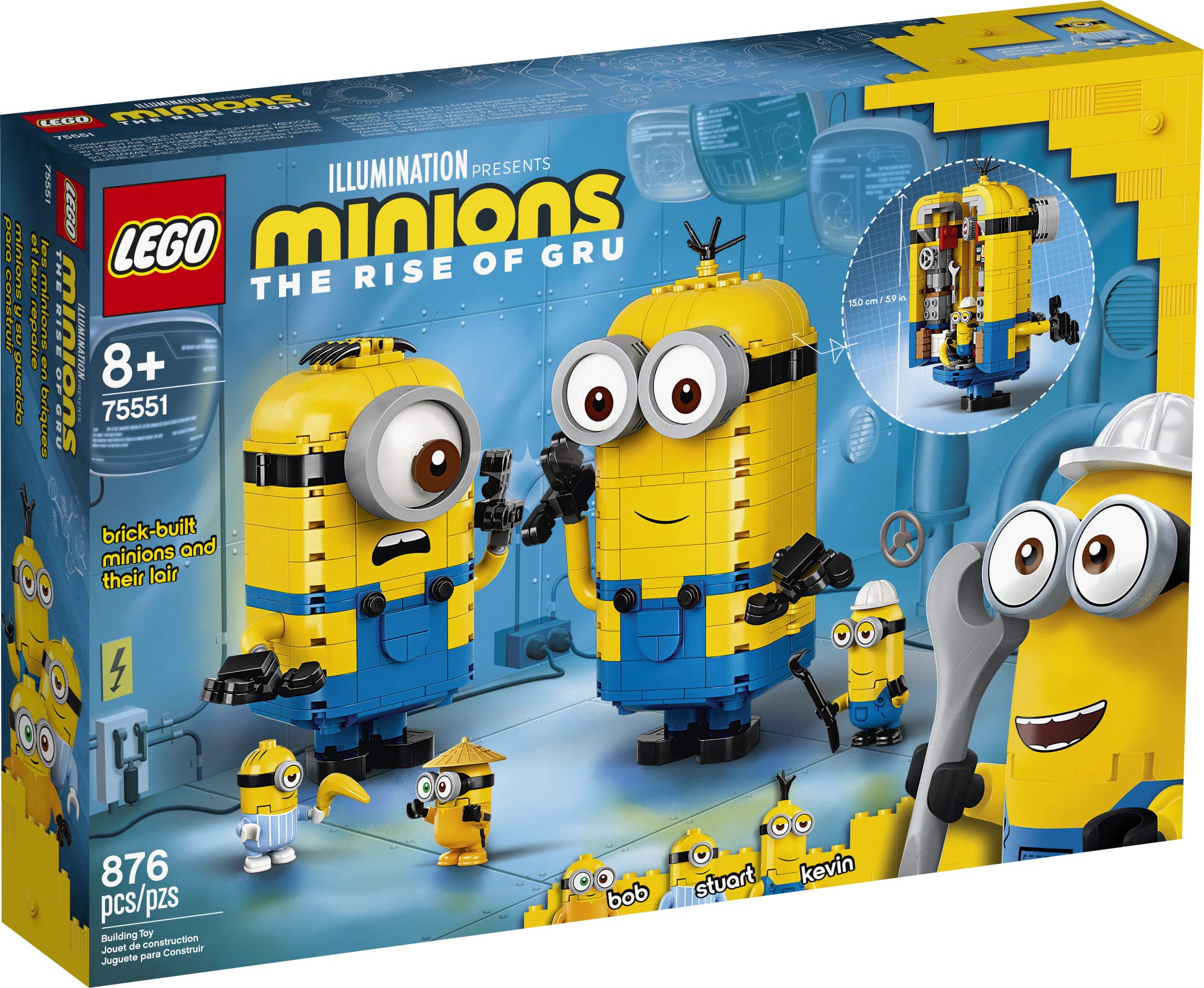 Foto 5 pulgar | Set De Construcción Lego Minions The Rise Of Gru 75551 Kids - Venta Internacional.