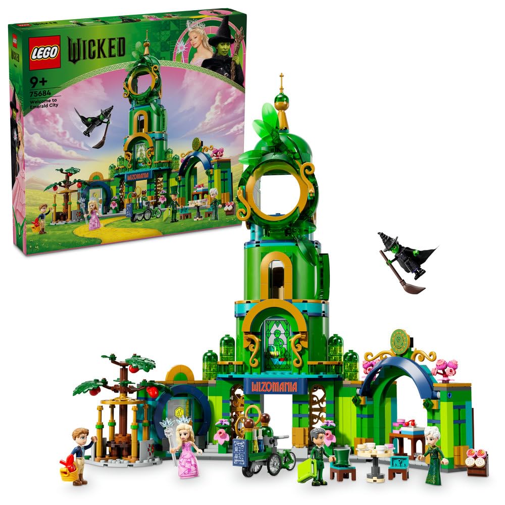 Toy Lego Wicked Bienvenido A Emerald City Con Torre Desde Hace Más De 9 Años - Venta Internacional.