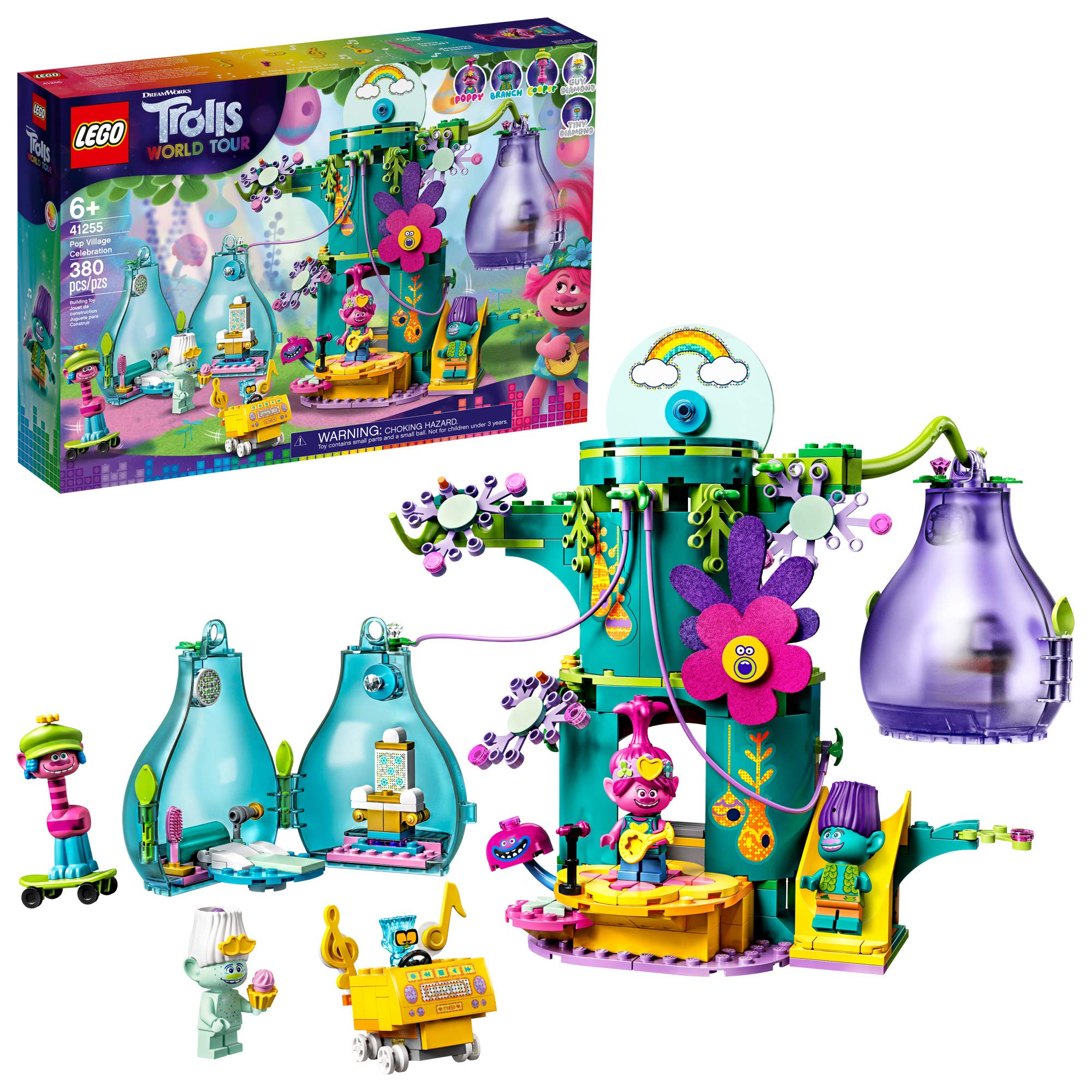 Foto 2 pulgar | Kit de Construcción Lego Trolls World Tour Pop Village 41255 380 Piezas - Venta Internacional