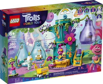 Foto 4 | Kit de Construcción Lego Trolls World Tour Pop Village 41255 380 Piezas - Venta Internacional