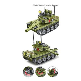 Foto 2 | Bloques De Construcción: Tanque Soviético De Juguete De La Segunda Guerra Mundial, 324 Piezas - Venta Internacional.