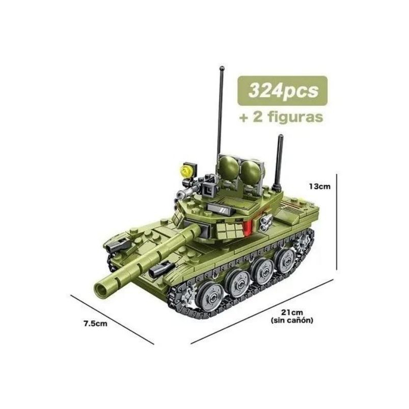 Foto 4 pulgar | Bloques De Construcción: Tanque Soviético De Juguete De La Segunda Guerra Mundial, 324 Piezas - Venta Internacional.