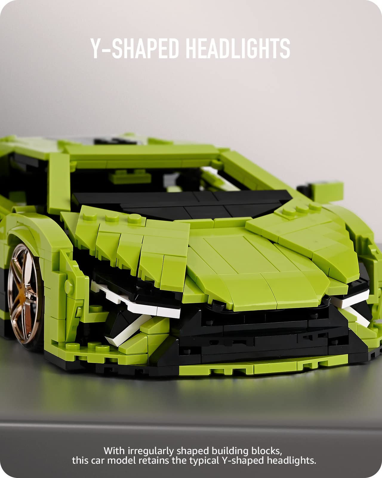Foto 6 | Building Blocks Toy Nifeliz Mini Sai, Coche Deportivo Moc A Escala 1:14 - Venta Internacional.