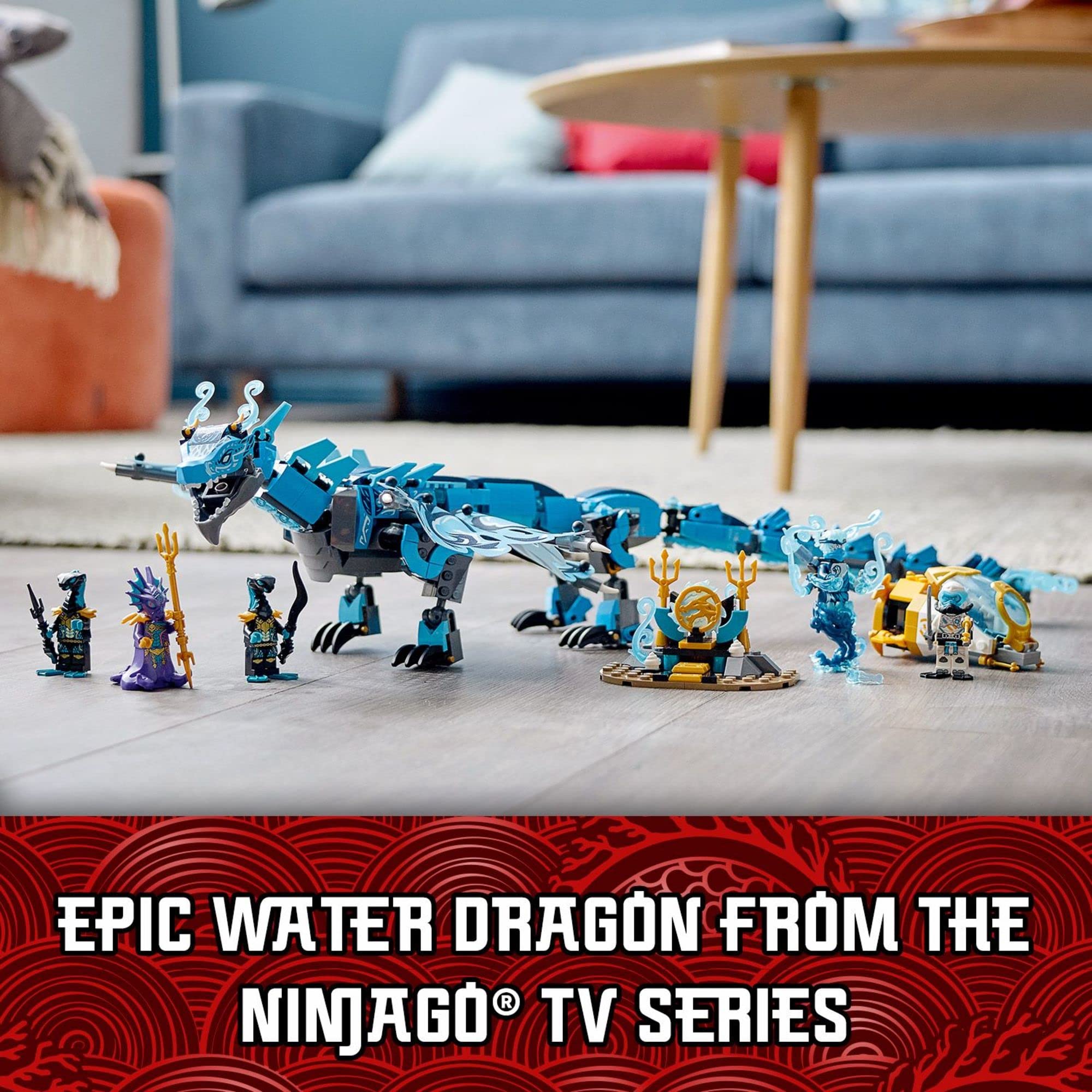 Foto 3 pulgar | Set de Construcción Lego Ninjago Water Dragon 71754 con 5 Minifiguras - Venta Internacional